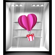 Αυτοκόλλητο βιτρίνας - Αγίος Βαλεντίνος 60